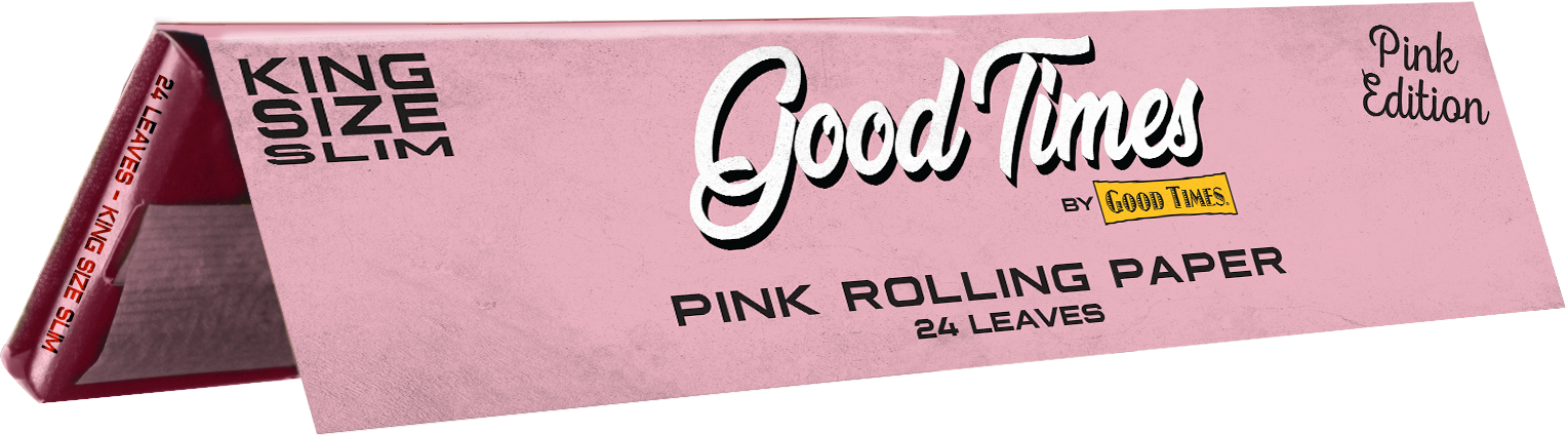 GT Pink King Slim Rolling Paper 1&1-4