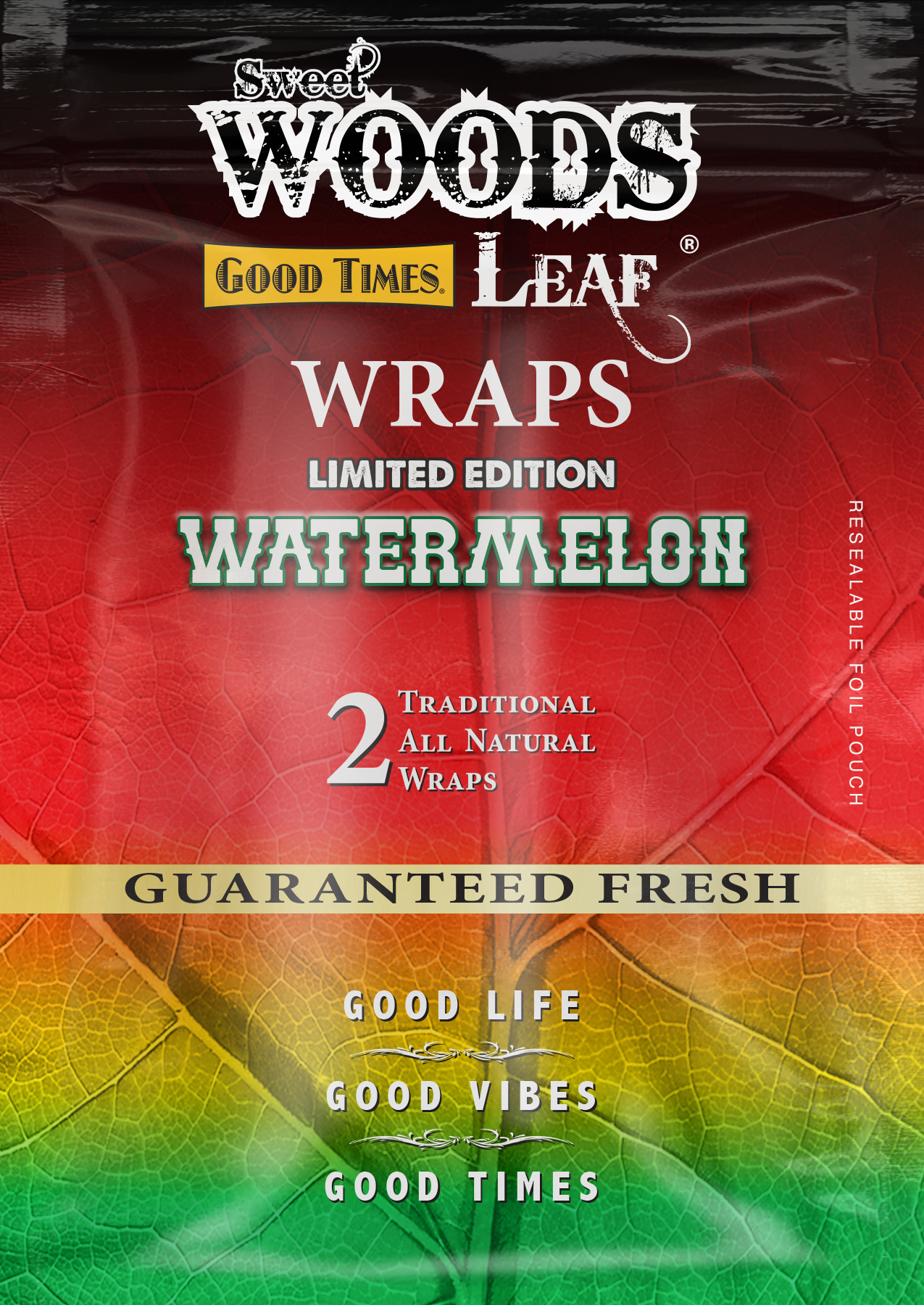 Sweet Woods Leaf Wrap Watermelon - Good Times Tobacco